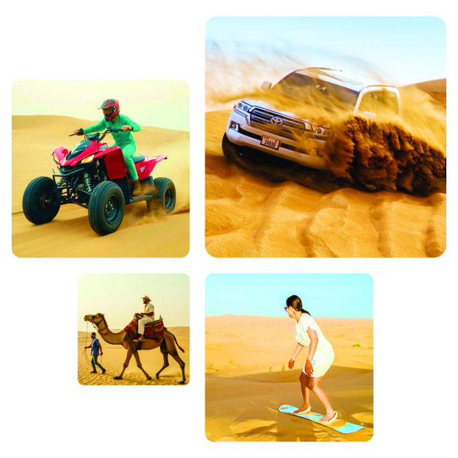 Sandboarding in Dubai
